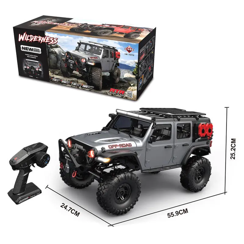 HB Toys Racing Rally 1/10 Wrangler with Winch, Differential Lock