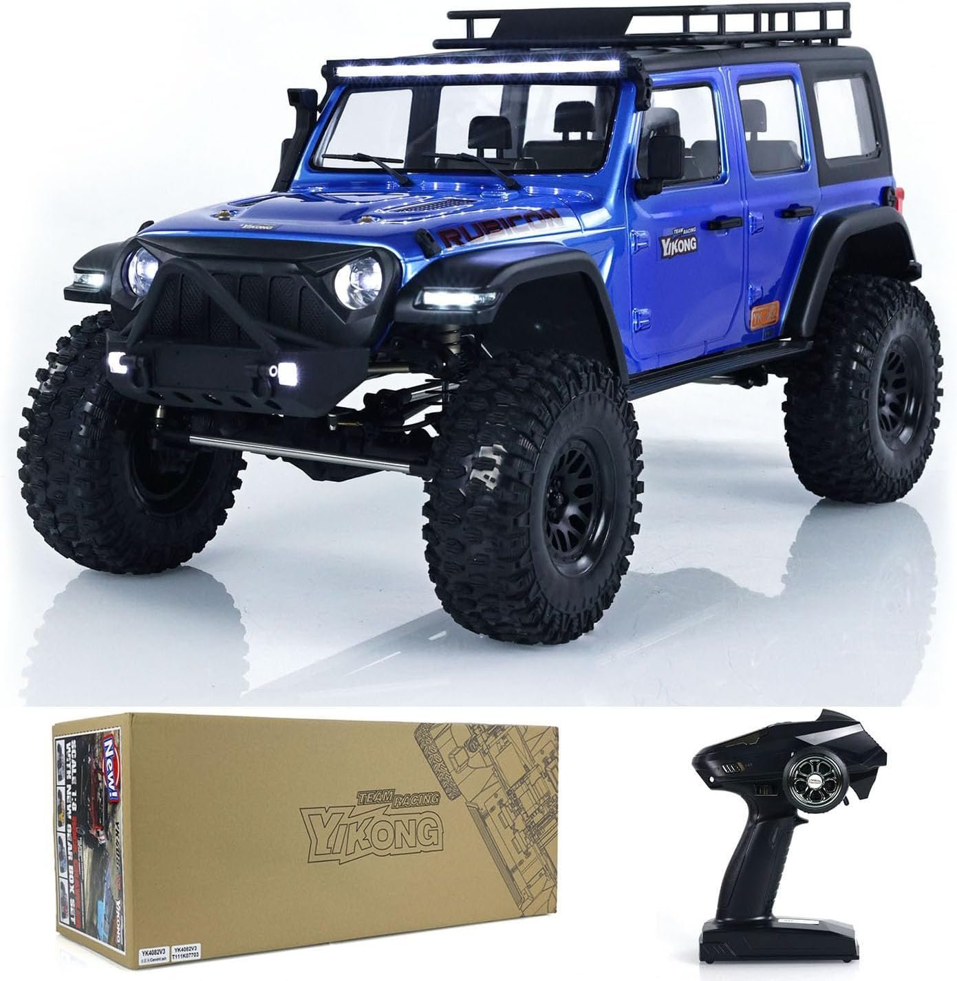 Yikong Yk4082 V3 1/8 Rc Car 4WD RC Climbing Vehicle Off Road with Differential Lock