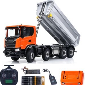 Double E 1/14 8X8 Remote Control Hydraulic Dump Truck || Metal Head