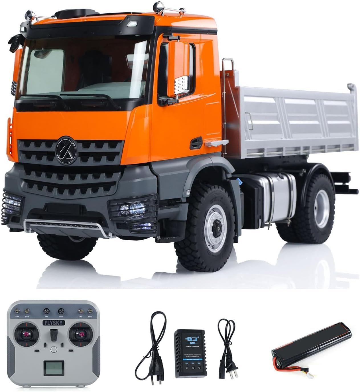 1/14 Kabolite 5701 RC Dump Truck 4x4 Remote Control Dumper Car Sound Light Model - Image 8