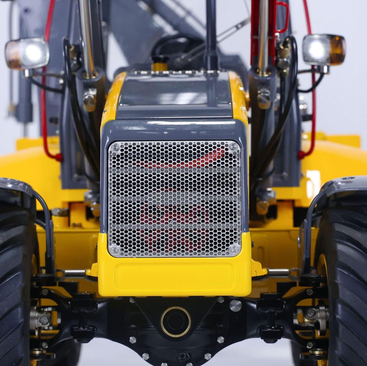 Lesu 1/14 Metal Hydraulic Rc Backhoe Loader Aoue Bl71 2 in 1 Electric Excavator Heavy Hydraulic Model - Image 10