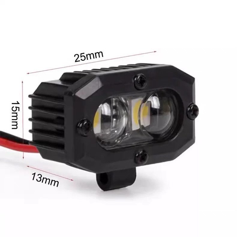 Rc Car Bright Double Led Lights Headlight Spotlight - Image 3