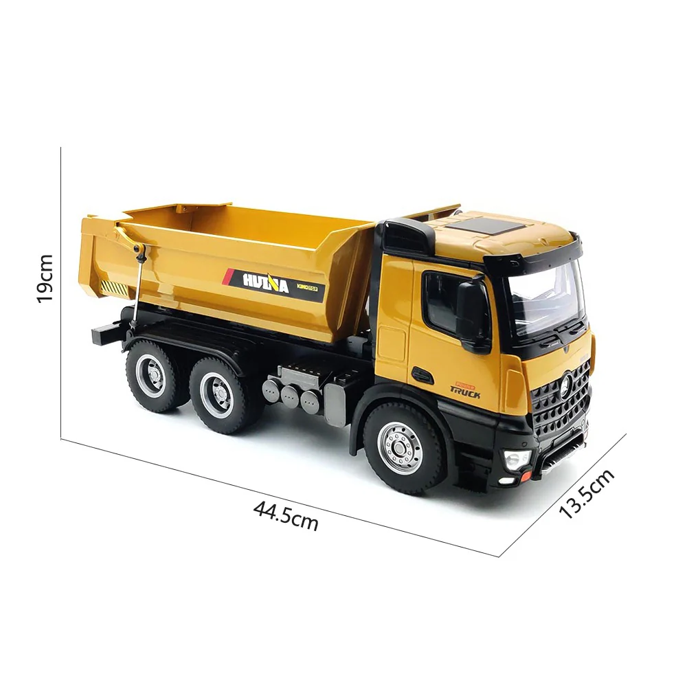 Huina 1573 1:14 All Metal Heavy Duty Dump Truck - Image 4