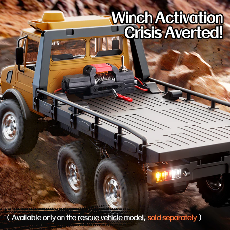 JJRC C8823 1/18 Unimog 6WD - Off-Road Rescue & Cargo Transport Truck - Image 5