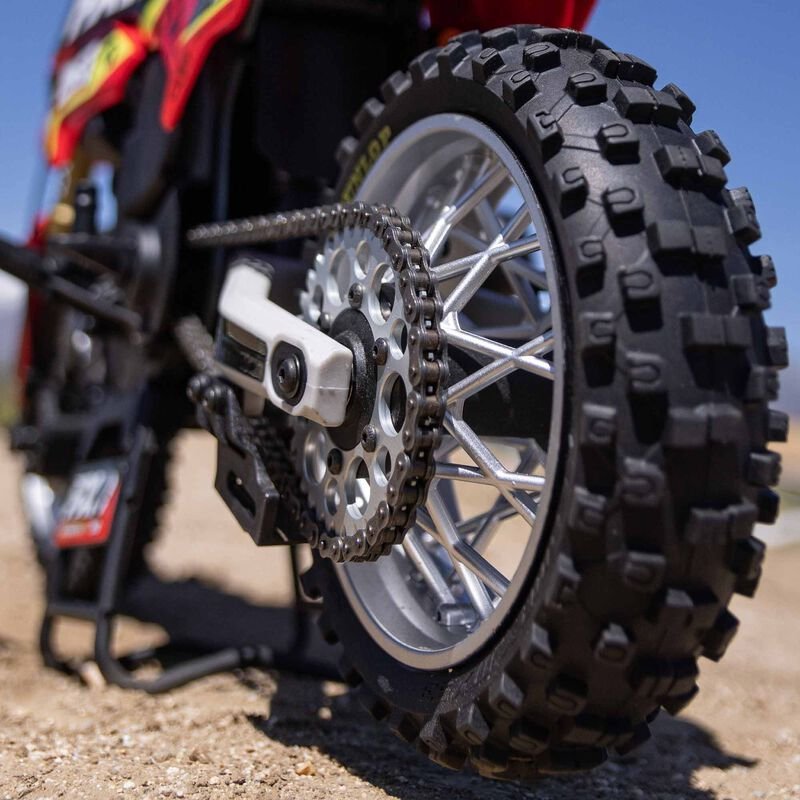 1/4 Promoto-MX Pro Circuit 2S RTR Brushless Motorcycle, Blue - Image 6