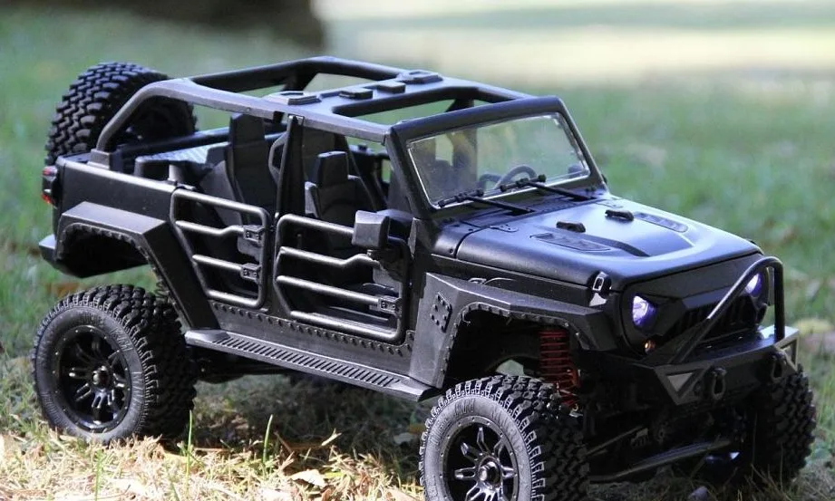 MN128 RTR 1/12 2.4G 4WD RC Crawler with LED Light - Image 2